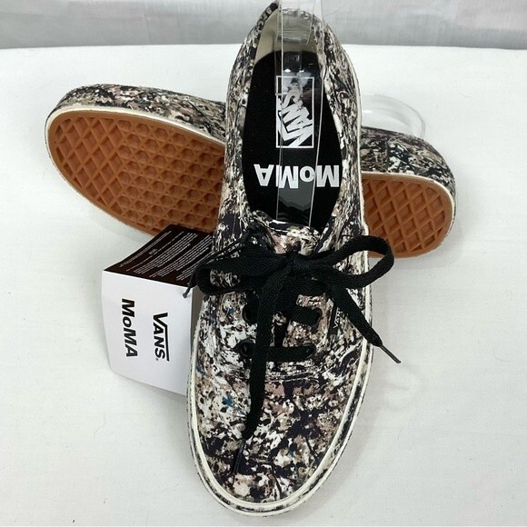 Vans x MoMA Jackson Pollock Sneaker Authentic Canvas Low-Top Sz 7.5 W  6 M New - Picture 10 of 10